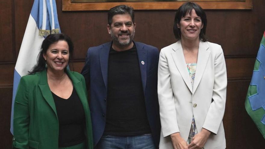 Miranda, Bianco y Pontón, ayer, en Buenos Aires.   |  FdV