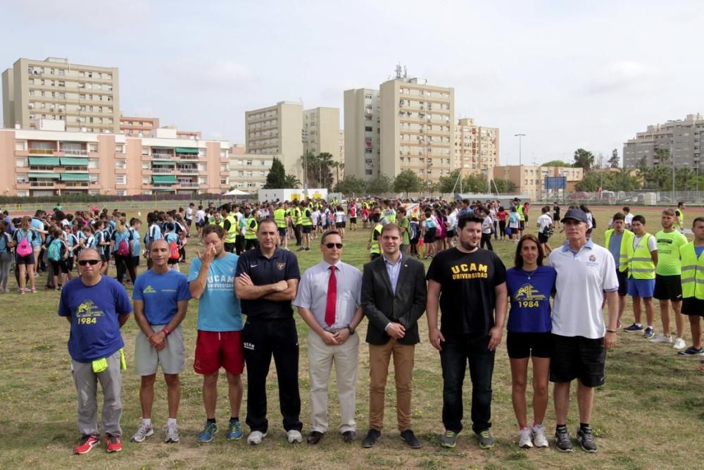 Competición escolar de Atletismo en Cartagena