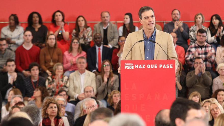 El president del govern espanyol i candidat del PSOE, Pedro Sánchez.