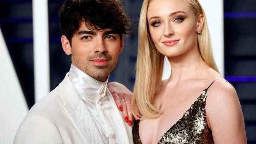 La cantante Joe Jonas y la actriz Sophie Turner.