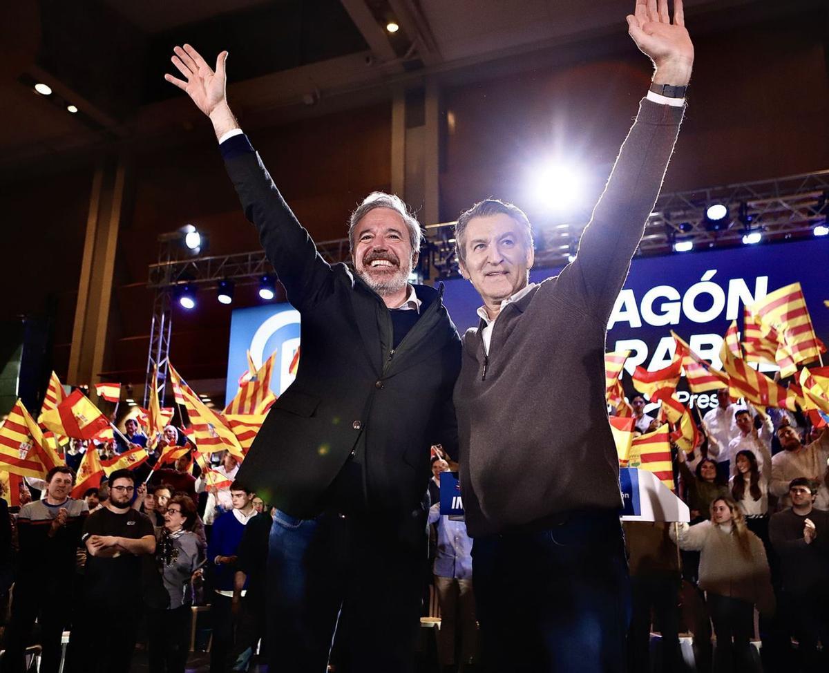 Clamor pel vot "útil" contra Vox en el tancament de campanya a l’Aragó