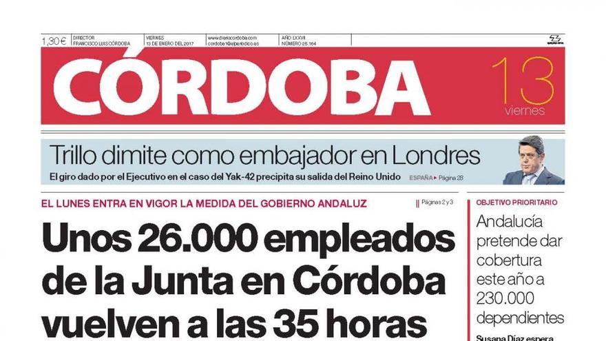 La portada de CÓRDOBA