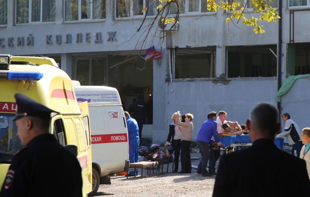 Al menos 18 personas murieron el miércoles y unas 40 resultaron heridas por la explosión "de un artefacto no identificado" en un colegio secundario técnico en Kerch, en Crimea.