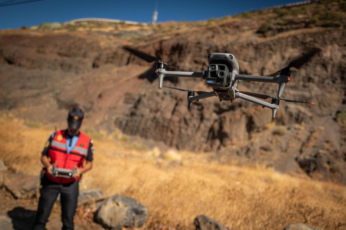 Drones de la Policía de Santa Cruz