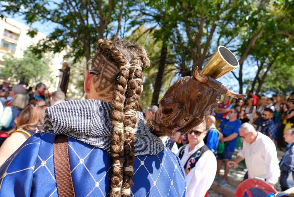 Traslado del santo en los Moros y Cristianos de Elda