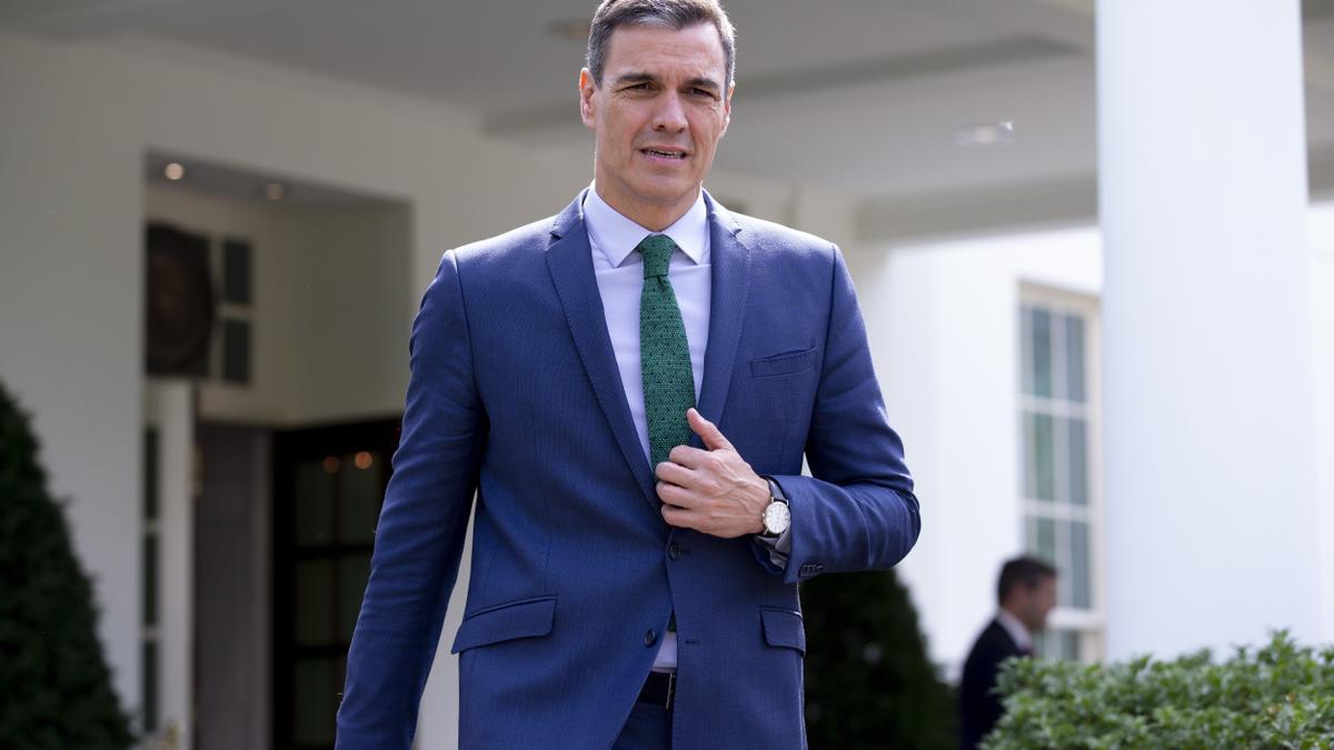 Spain's Prime Minister Pedro Sanchez visits the White House