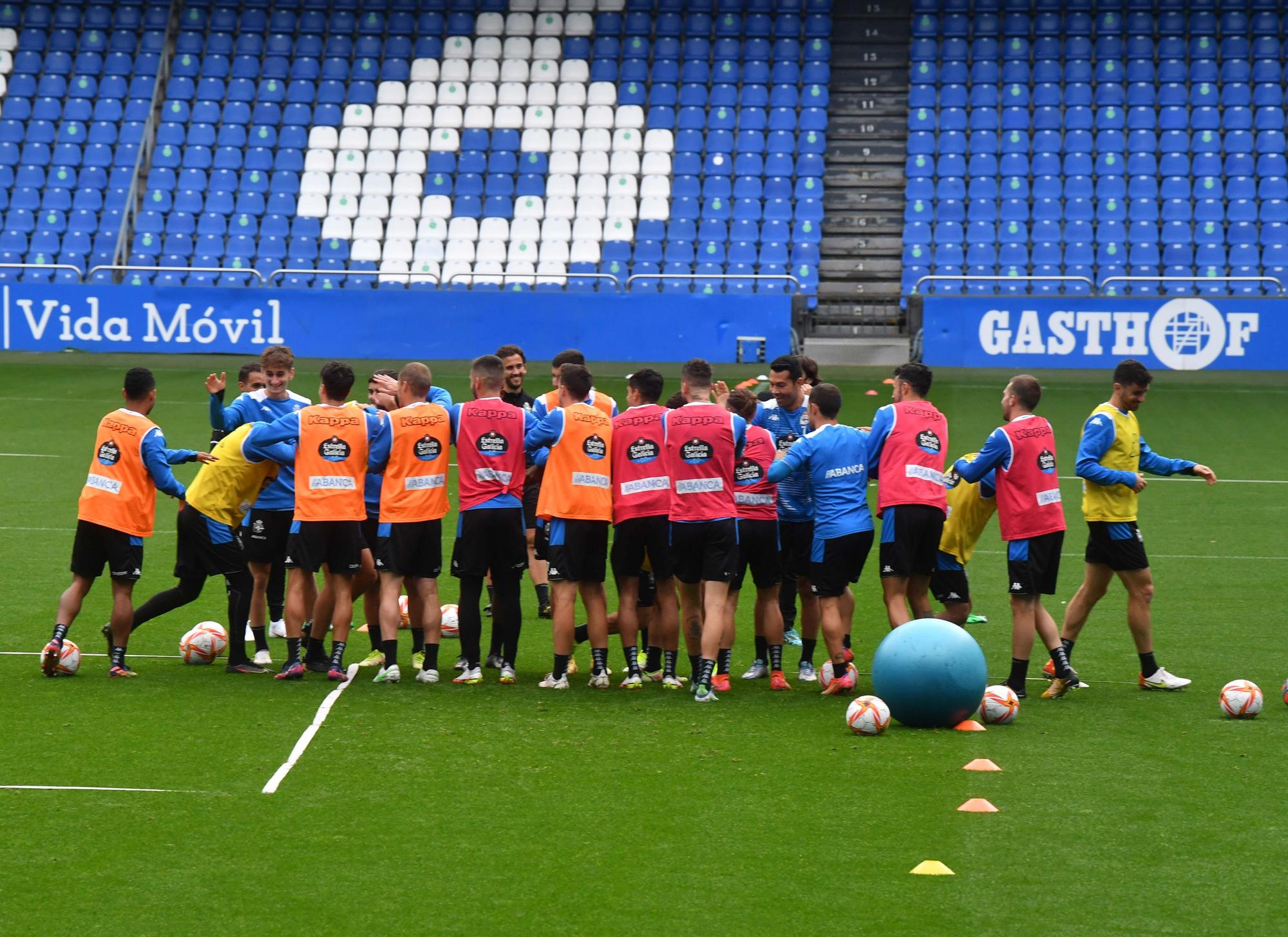 El Dépor prepara en Riazor el partido contra el Zamora