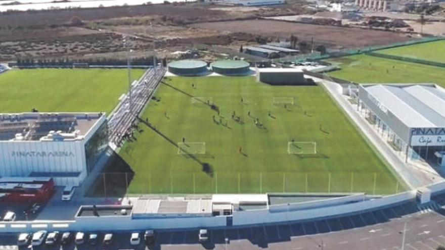 Un aspecto de las instalaciones donde entrenará y jugará el Tenerife esta semana.