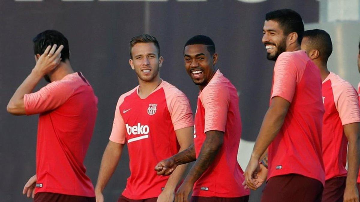 Malcom solo se divierte en los entrenamientos del Barça