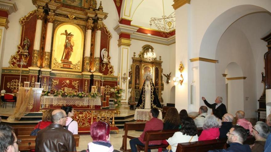 Una de las visitas se llevó a cabo en la iglesia de San Cristóbal.