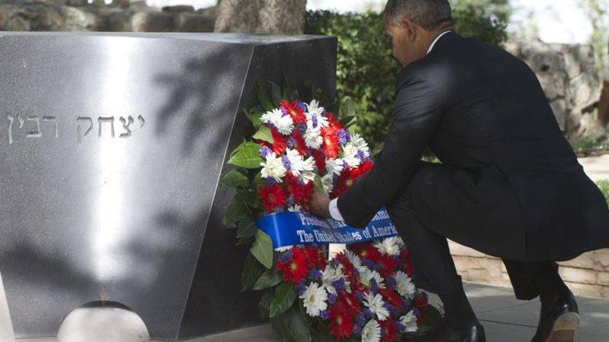 Obama visita la Tumba de Herzl, el Museo del Holocausto y Belén