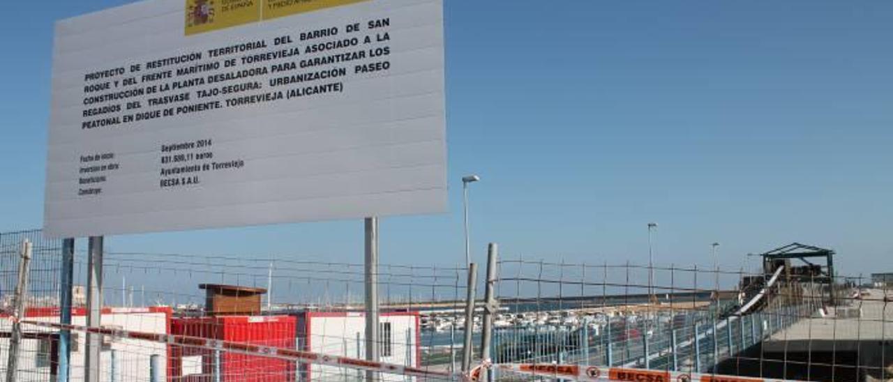 Comienzan las obras del nuevo dique de Poniente