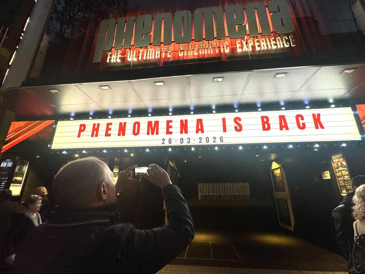 La sala Phenomena, instantes antes de revelar el resultado de sus seis meses de obras.