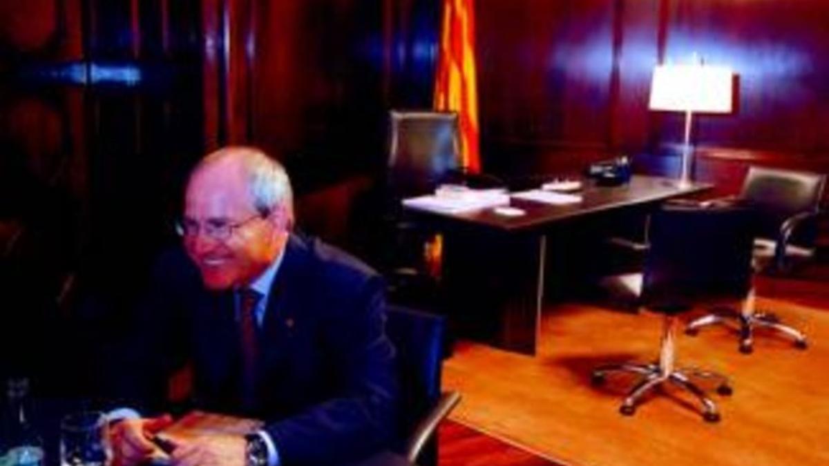 Una semana agitada  José Montilla, durante la entrevista con este diario, en las dependencias del president en la Cámara catalana.