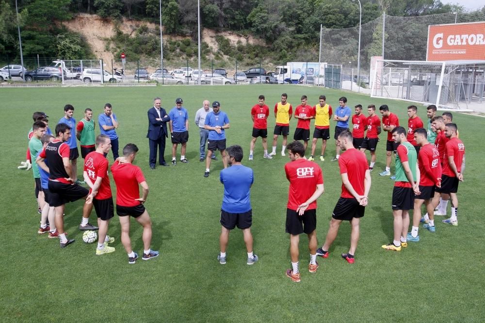 Entrenament del Girona