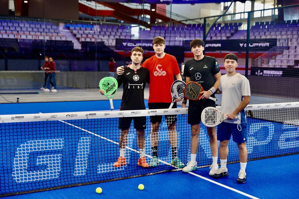 Todo listo en Gijón para disfrutar del mejor pádel internacional (en imágenes)