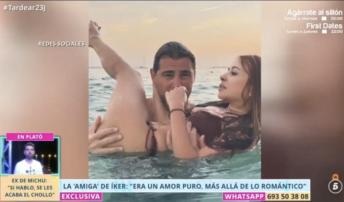 Iker Casillas junto a Juliana Pantoja en Colombia