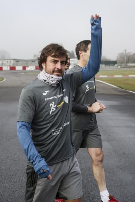 Carrera de Navidad de Fernando Alonso en La Morgal