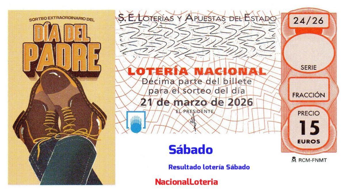 Sorteo Extra del Día del Padre 2026 de la Lotería Nacional