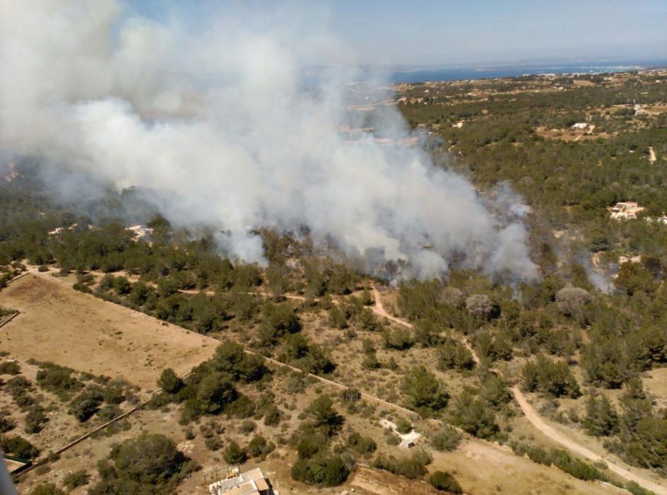 Incendio en Formentera