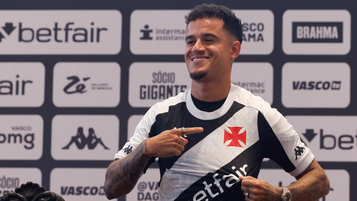Philippe Coutinho, presentado con el Vasco da Gama