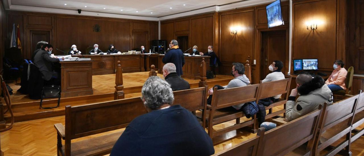 El cocinero del “New Polar”, en su declaración en el juicio que se celebra desde el lunes en la Audiencia de Pontevedra. |   // RAFA VÁZQUEZ