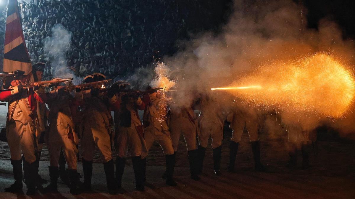Conmemoración de la Gesta del 25 de julio en Satna Cruz de Tenerife.