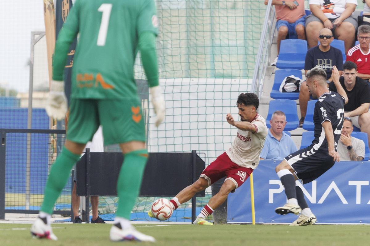 Las mejores imágenes de la primera victoria de pretemporada del Real Murcia frente al Eldense