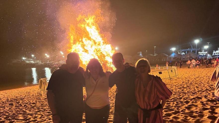 El regreso de San Xoán a Banda do Río, en Bueu