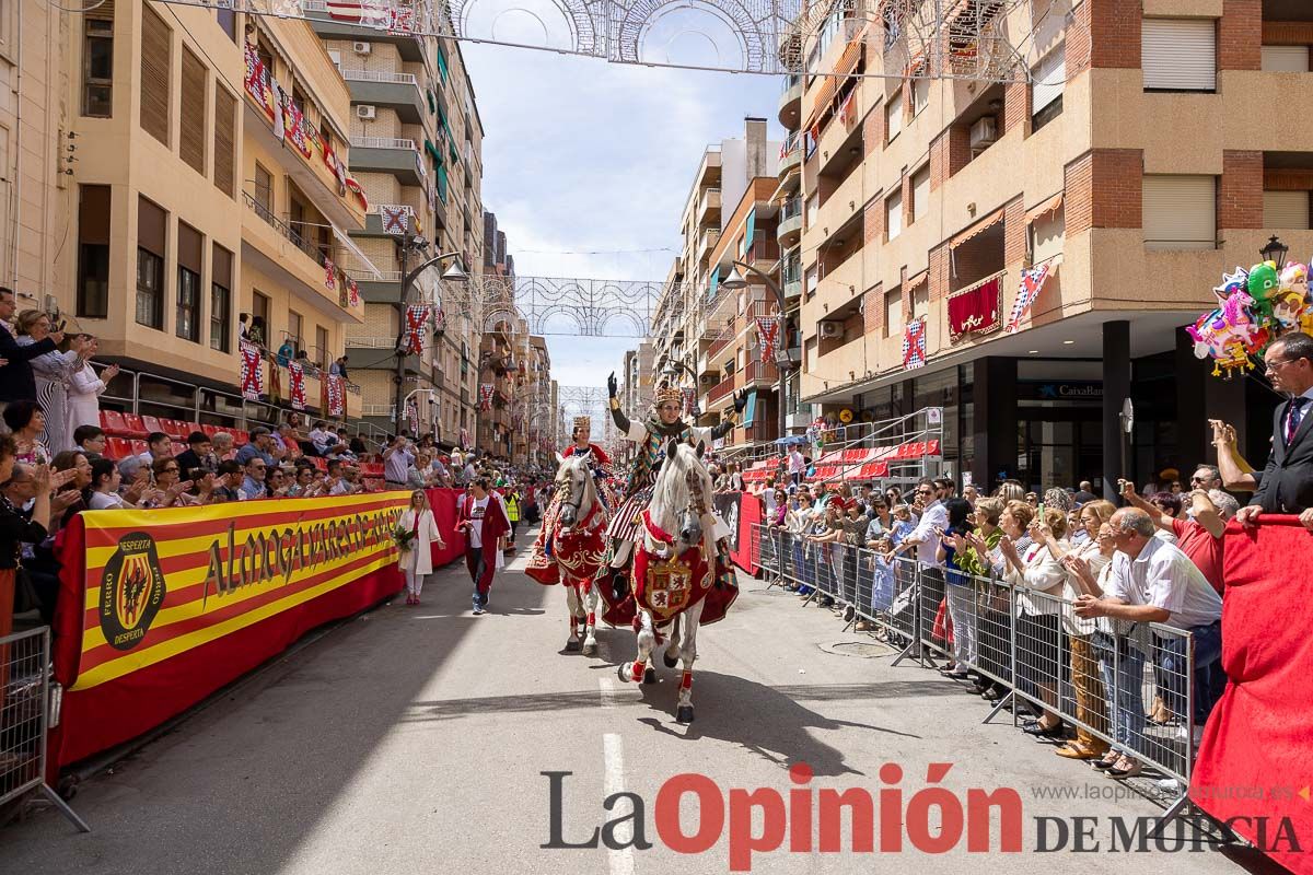 Desfile infantil del Bando Cristiano en las Fiestas de Caravaca