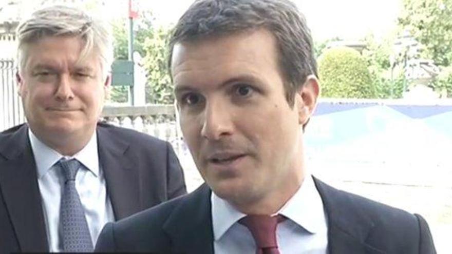 Casado: &quot;Si Sánchez quiere nuevas elecciones, a nosotros no nos da miedo, pero es una irresponsablidad&quot;