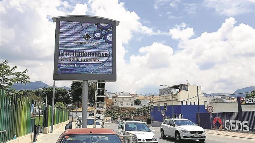 Instalada una pantalla led en las inmediaciones de la Ciudad de los Niños