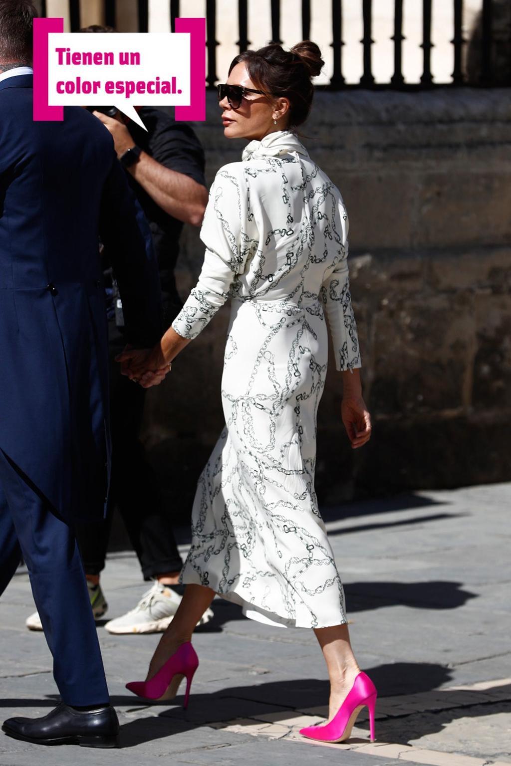 Victoria Beckham en la boda de Sergio Ramos