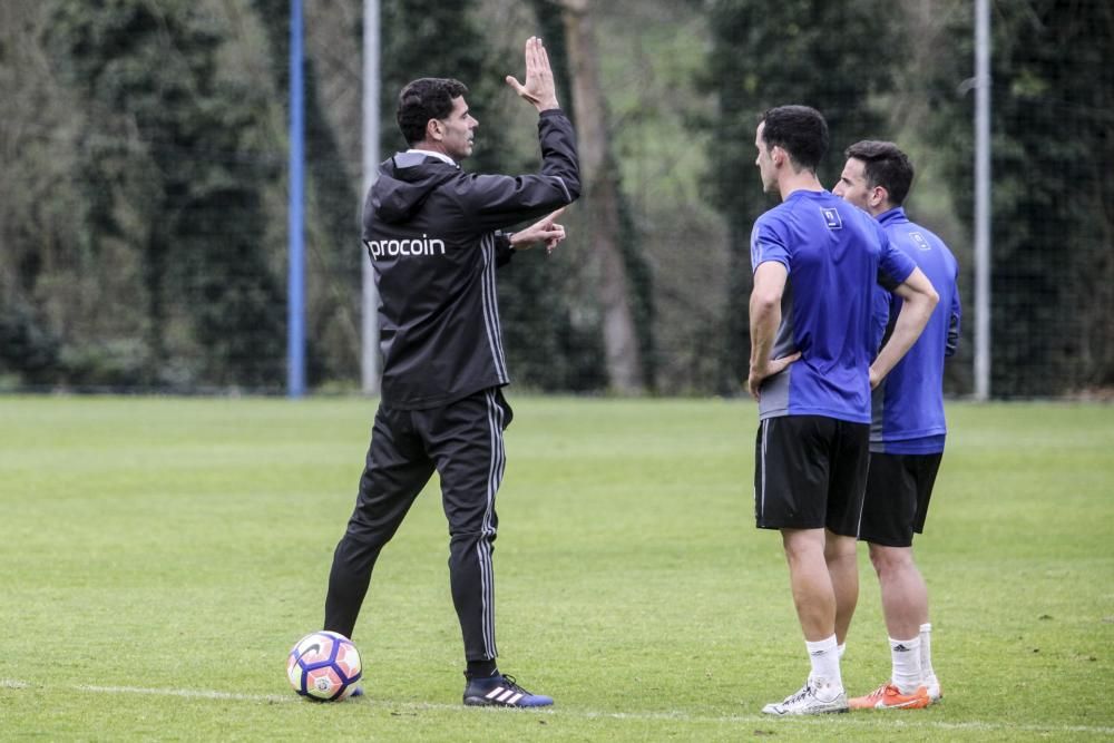 Entrenamiento del Real Oviedo en El Requexón