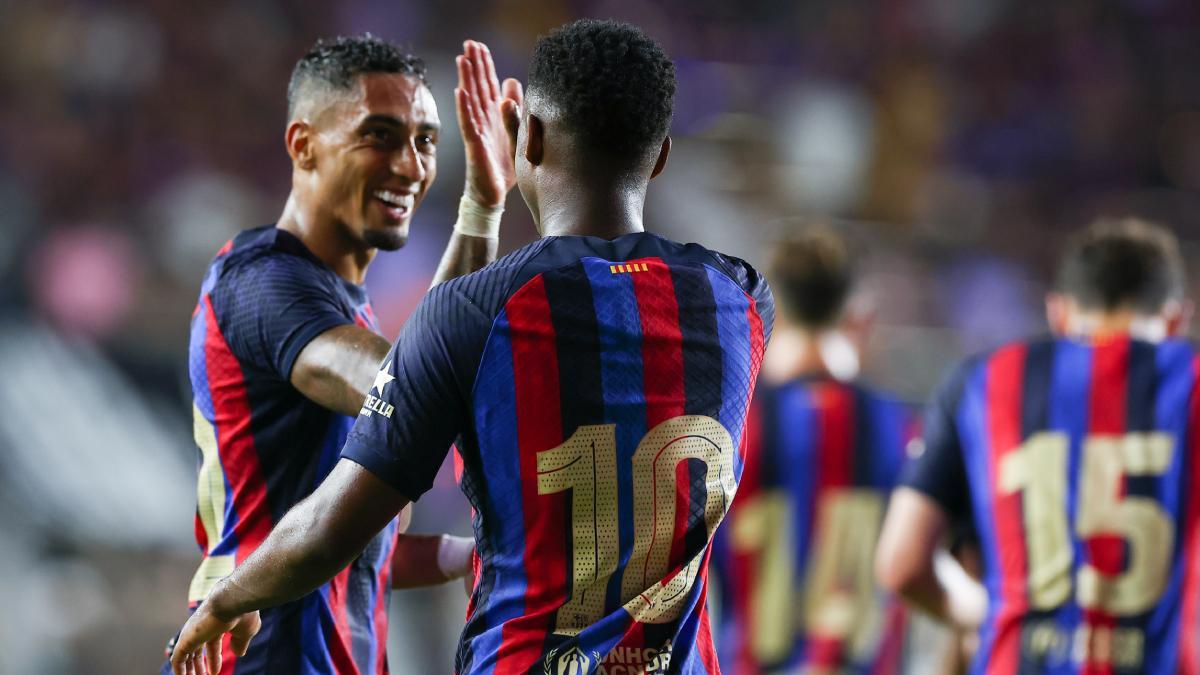 El Barça afronta el clásico contra el Real Madrid tras golear al Inter Miami (0-6)