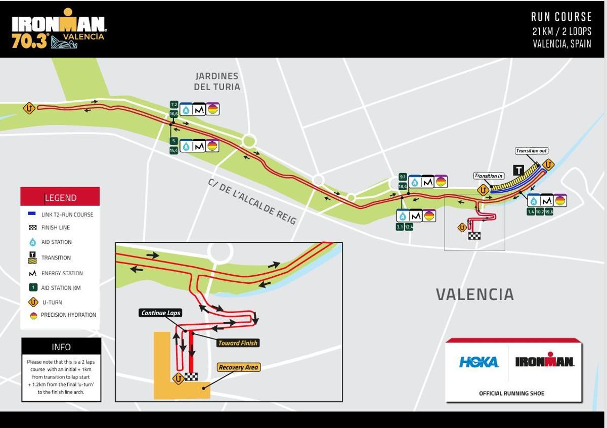21 kms. de carrera a pie