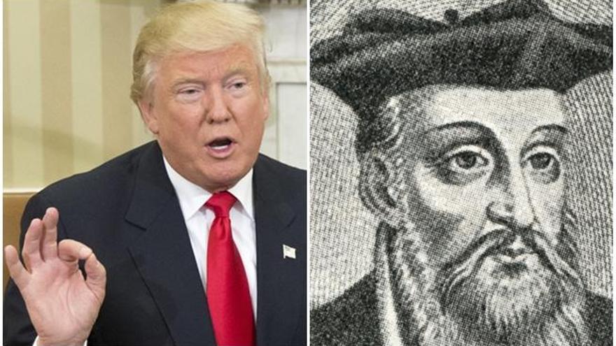 Trump y Nostradamus.
