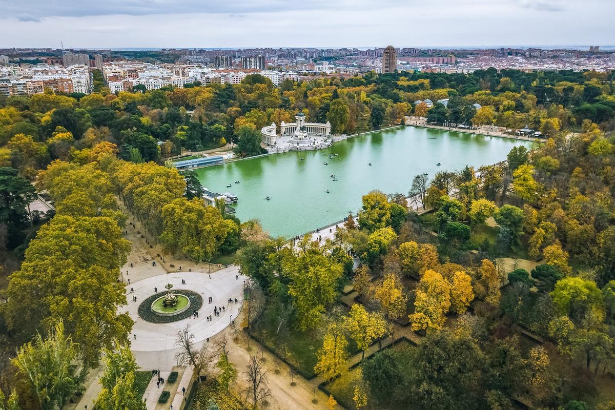 Parque del Retiro en Madrid