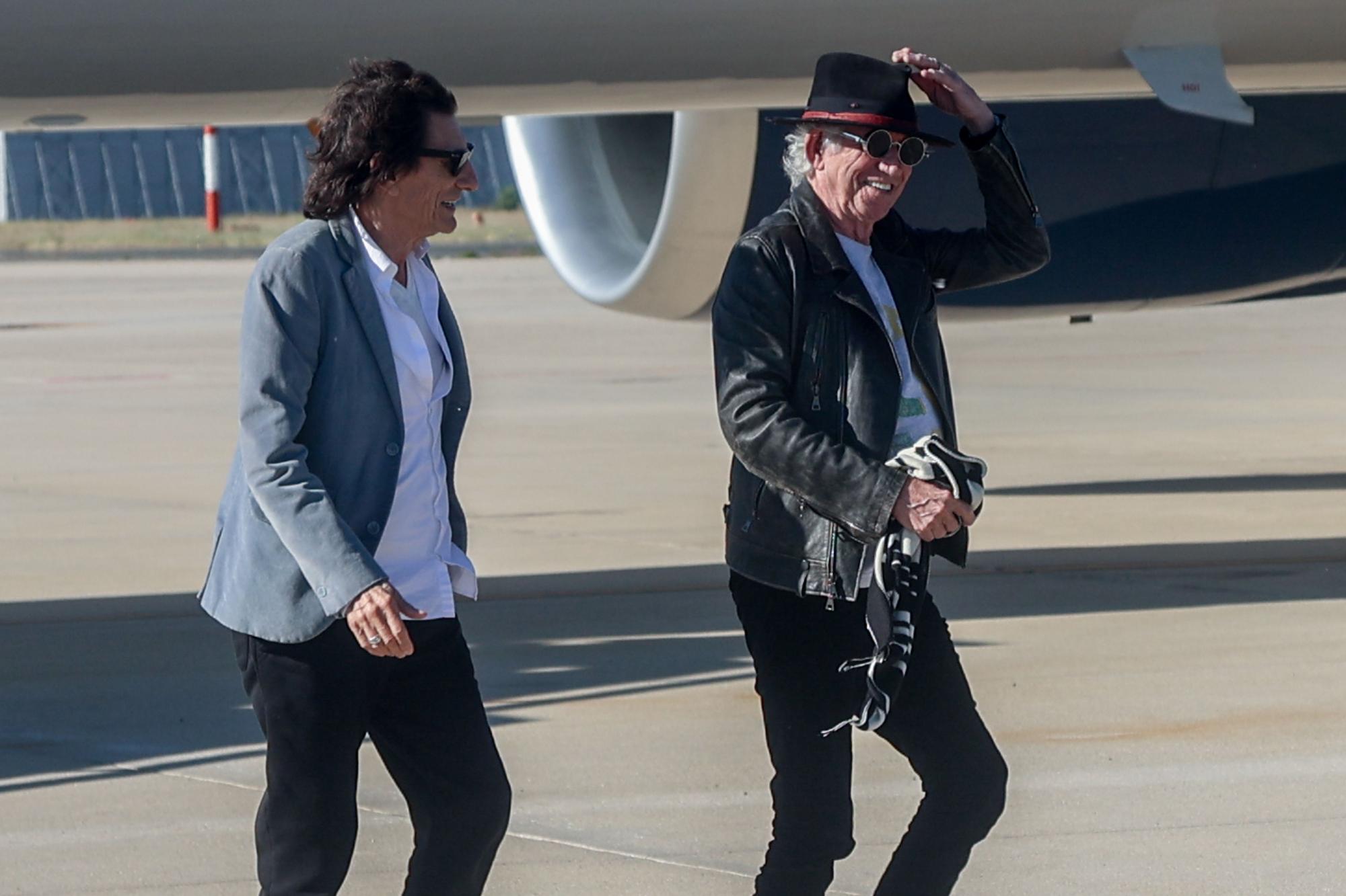 Los Rolling Stones ya están en Madrid