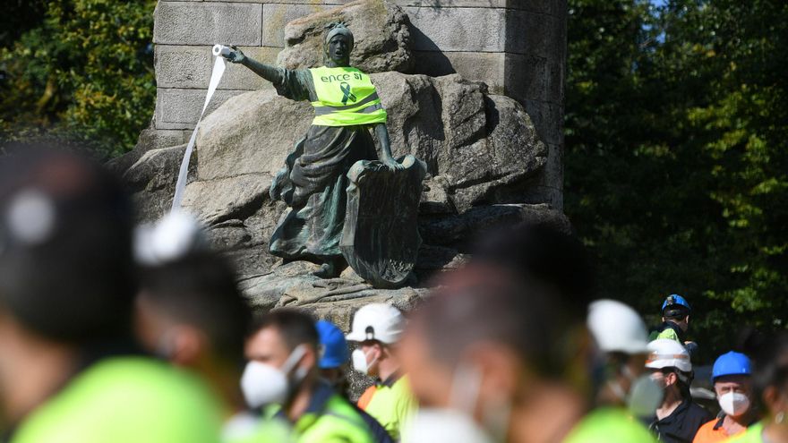 Los pontevedreses, divididos ante el conflicto que tomó las calles de la ciudad