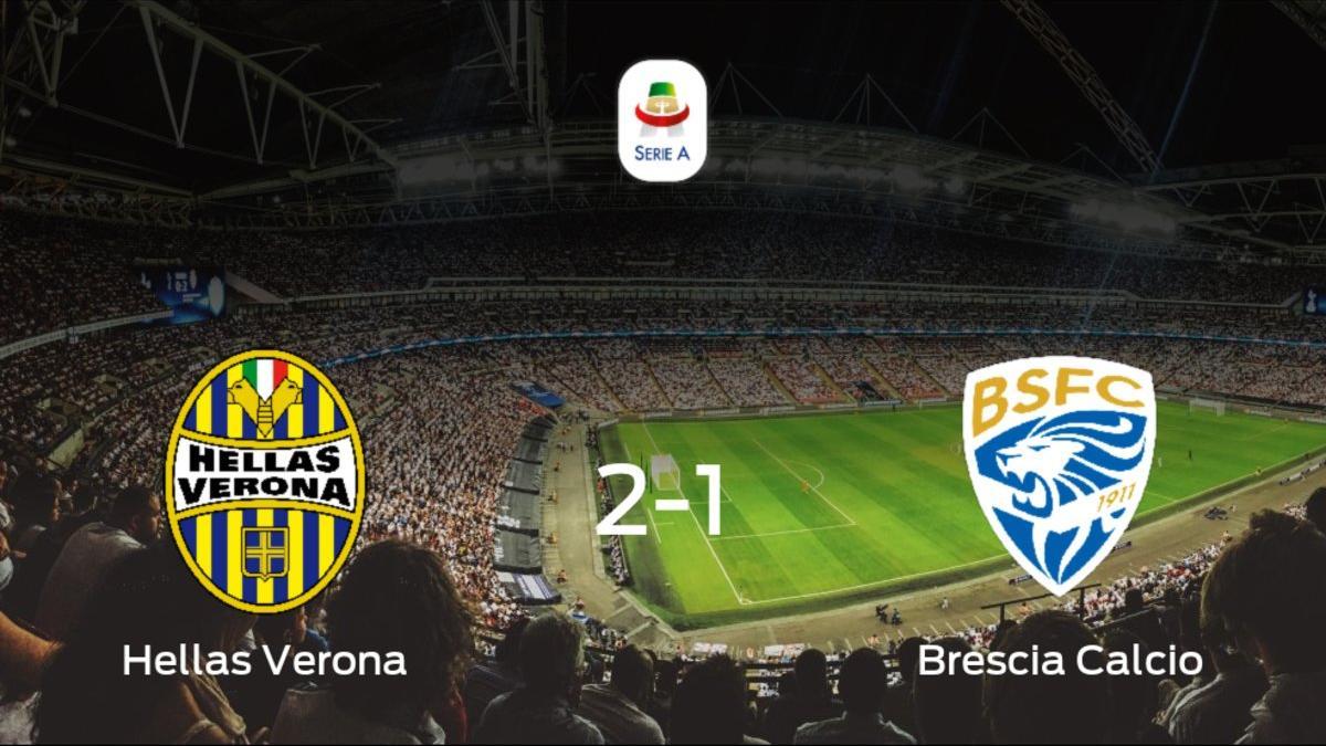 El Hellas Verona se hace fuerte en casa y derrota al Brescia Calcio
