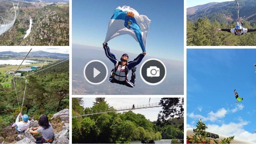 Turismo de vértigo en Galicia y Portugal: los mejores planes para descargar adrenalina