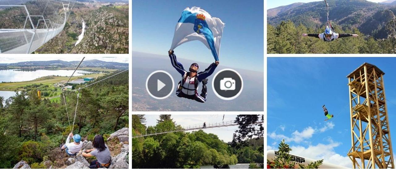 Actividades de vértigo en Galicia y Portugal