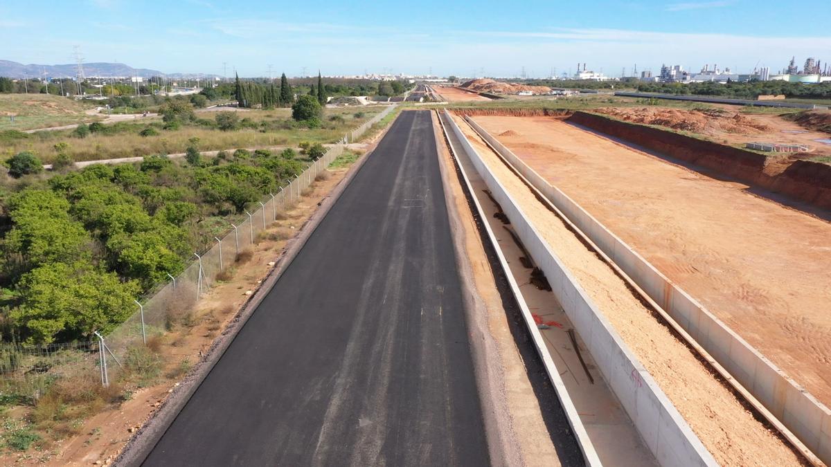Estado actual del tramo dos, más próximo al puerto.