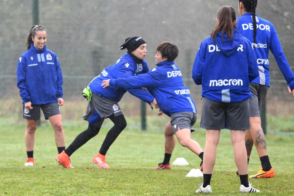 Entrenamiento del Deportivo Abanca