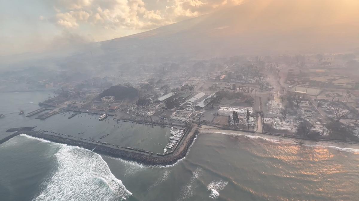 Incendios en la isla de Maui, en Hawái