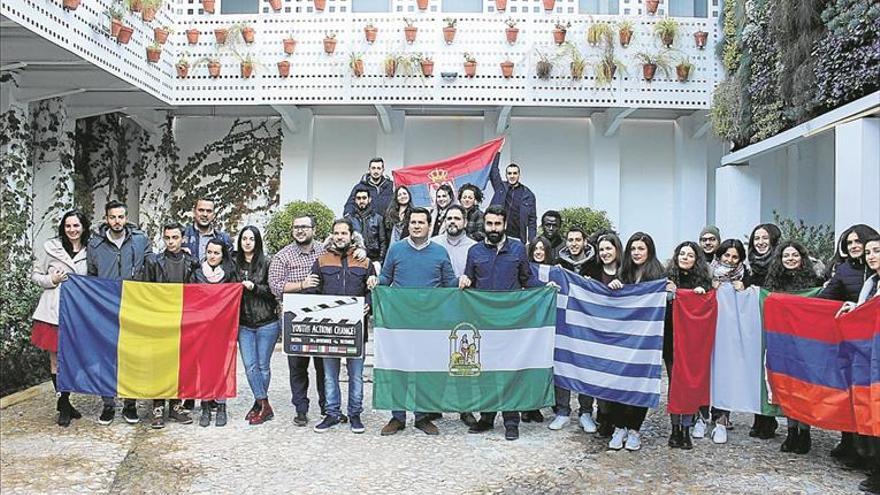 Treinta jóvenes europeos visitan la ciudad con el programa Erasmus Plus