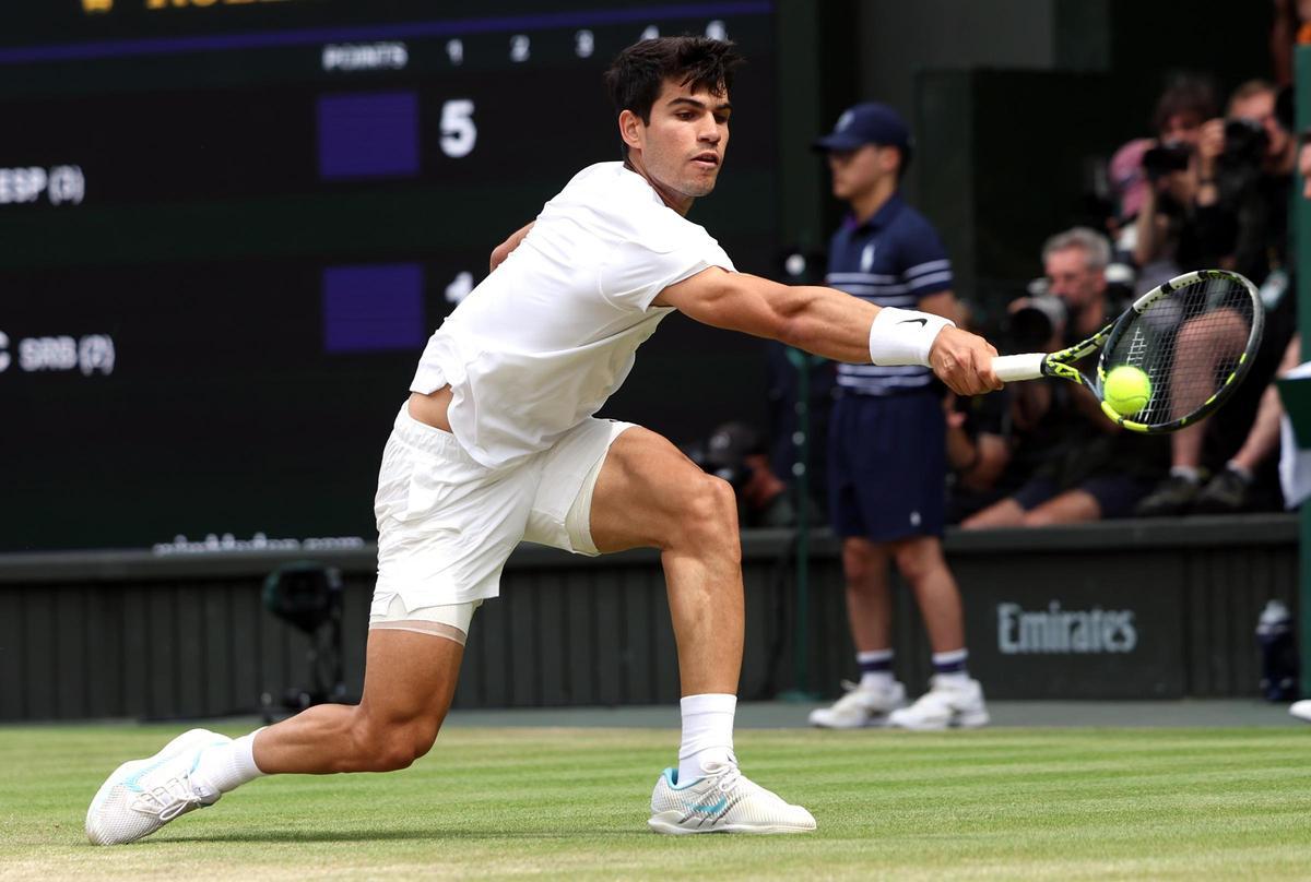 La final de Wimbledon, en imágenes