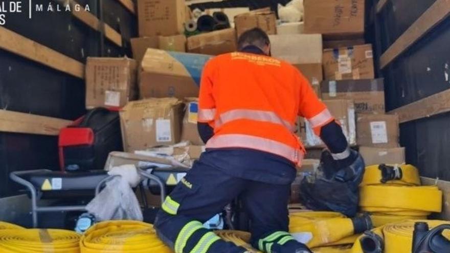 Málaga envía a Ucrania más de 20.000 kilos de ayuda y más de 500 familias quieren acoger a refugiados