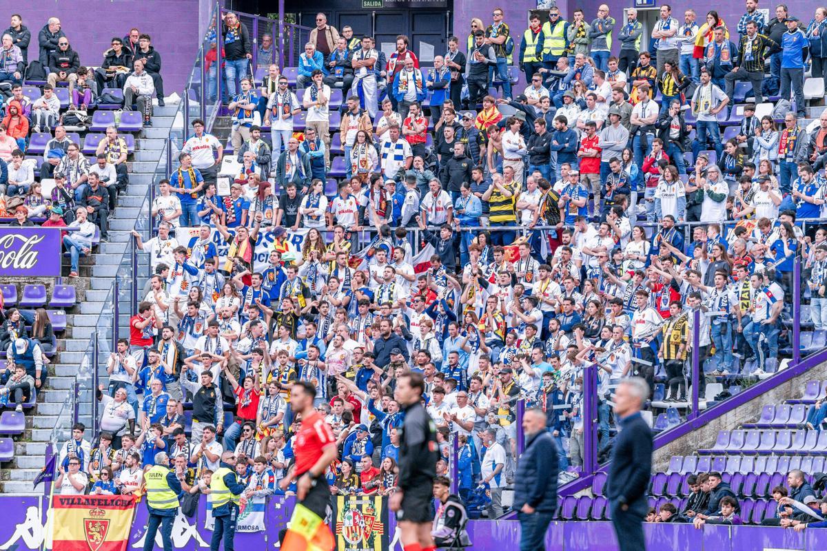 Fútbol. Partido correspondiente a la jornada 39 de Segunda División temporada 2025-2026 entre el Real Valladolid y el Zaragoza. Estadio Municipal José Zorrilla FÚTBOL. VALLADOLID-ZARAGOZA. LIGA 2025-2026. FACTORIA9